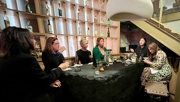 A session at the hotel's Akamba agave distillates tasting room. A session at the hotel's Akamba agave distillates tasting room.