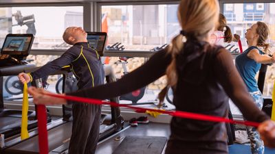 AmaWaterways guests on wellness cruises can expect at least six classes offered each day, including resistance band stretching.