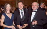 Banford Weissmann and Travel Weekly's Arnie Weissmann with John Hanratty of Mark Travel Corp.
