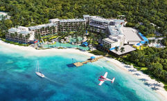 The Margaritaville Island Reserve Resort Roatan will span nearly nine acres along the shoreline.