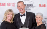 Disney Destinations' Maureen Barrett, left, Will Farnsworth and Maryellen Kline.