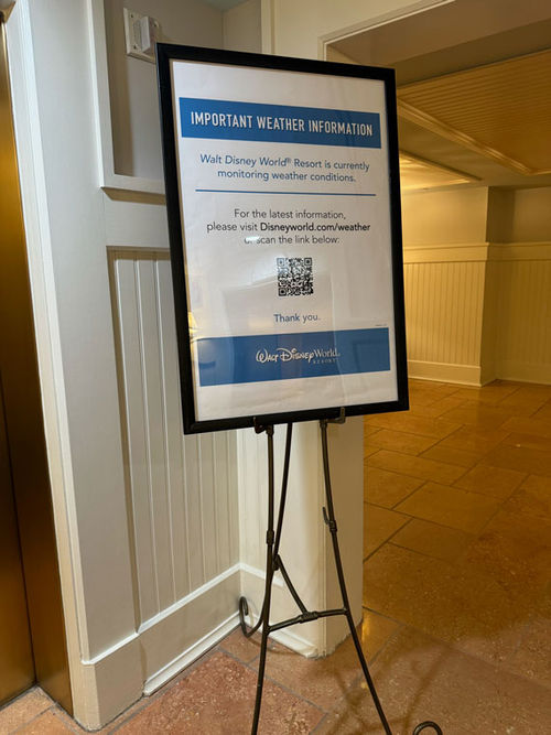 Disney kept guests informed as Hurricane Milton approached, but also kept them busy and kept the mood light. Disney kept guests informed as Hurricane Milton approached, but also kept them busy and kept the mood light.