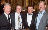 Doug Knight of Worldtek Travel, Paul Largay of Largay Travel, Henry Wrotniak of Sanditz Travel and Jerry Behrens of Tzell Travel Group.