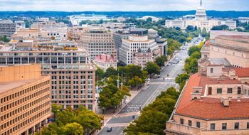 Nearly 500,000 federal employees work in the Washington, D.C. area, according to Pew Research Center.