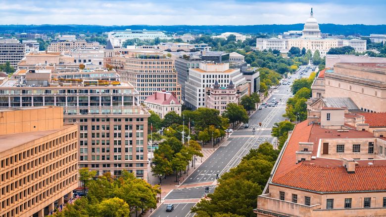 Nearly 500,000 federal employees work in the Washington, D.C. area, according to Pew Research Center.
