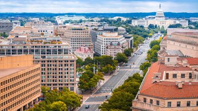 Nearly 500,000 federal employees work in the Washington, D.C. area, according to Pew Research Center.