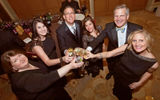 From left: Maureen Collins, Sinead O'Connell, Kevin Weisner and Nicole Galowin of Vacation.com, Steve Loucks of Travel Leaders Group and Pam Young of Travel Leaders Franchise Group.
