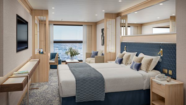 Infinity Suites will feature a floor-to-ceiling infinity window that slides down halfway from the top. Infinity Suites will feature a floor-to-ceiling infinity window that slides down halfway from the top.