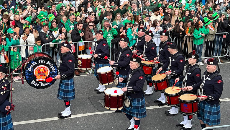 Dublin goes all out for St. Patrick’s Day with a massive parade and enthusiastic onlookers.