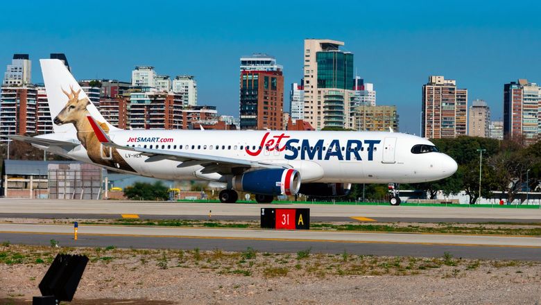 JetSmart flies 80-plus routes throughout South America.