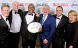 Kevin McCullough of Gogo Vacations, David Coombes of Flight Centre USA, Randy Alleyne of Gogo Vacations, Dean Smith of Flight Centre USA, Brennan Quesnele of Gogo Vacations and Emma Jupp of Liberty Travel.