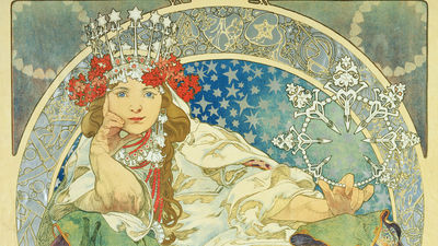 "Princess Hyacinth" is one of Mucha's works on display at the museum