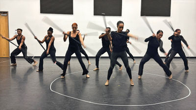 The performers bound for the Norwegian Aqua performed an excerpt from "Elements: The World Expanded" during a media walkthrough of Norwegian Cruise Line Holdings' Creative Studios in Tampa.