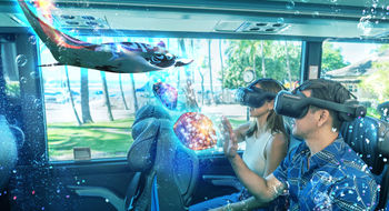 Visitors will experience an XR (cross reality) experience as they watch and learn about the sights outside their windows.