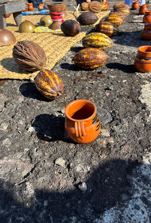 Nuba arranged a private sunrise cacao ceremony at Teotihuacan. Nuba arranged a private sunrise cacao ceremony at Teotihuacan.