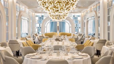 The Grand Dining Room on Oceania's Vista.