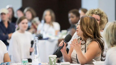 Past Future Leaders attendees participated in a Think Tank, designed to allow group discussion and sharing of ideas.