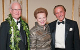 Richard Kelley of Outrigger Enterprises Group, Valerie Wilson of Valerie Wilson Travel and Geoffrey J.W. Kent of Abercrombie & Kent.