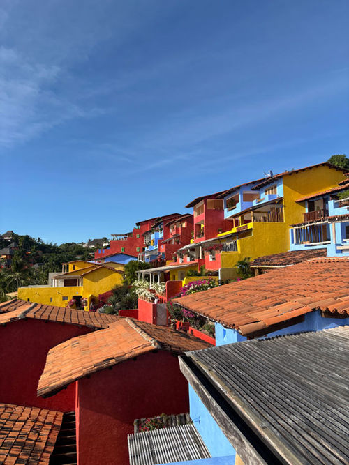 The colorful Casitas de las Flores in Careyes are among the best vacation rentals along the Costalegre. The colorful Casitas de las Flores in Careyes are among the best vacation rentals along the Costalegre.
