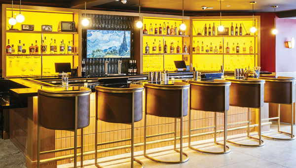 The Dew Drop Inn's bar. The Dew Drop Inn's bar.