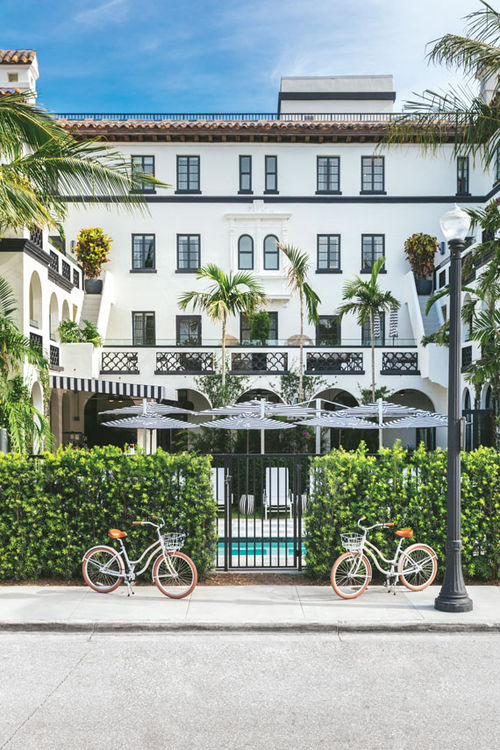 The exterior of the White Elephant Palm Beach. The exterior of the White Elephant Palm Beach.