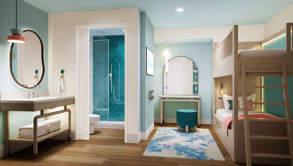 The Treasure Beach Walkout Concierge Suite will blend ocean blues, coral hues and sandy tones into its decor. The Treasure Beach Walkout Concierge Suite will blend ocean blues, coral hues and sandy tones into its decor.