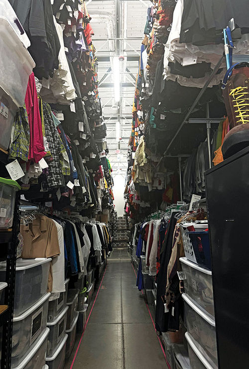 The warehouse where costumes are preserved. The warehouse where costumes are preserved.