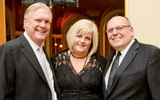 Tom Kemp of Northstar Travel Media, Kristen Shovlin of Delta and Mike Fegley of InterContinental Hotels Group.