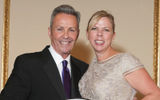 Travel Weekly's Bruce Shulman and Pleasant Holidays' Kim Daley.